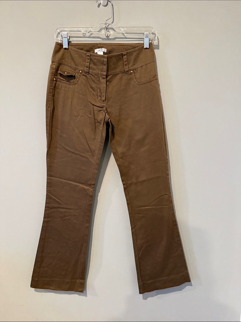 Cache Brown Bootcut Stretch Pants